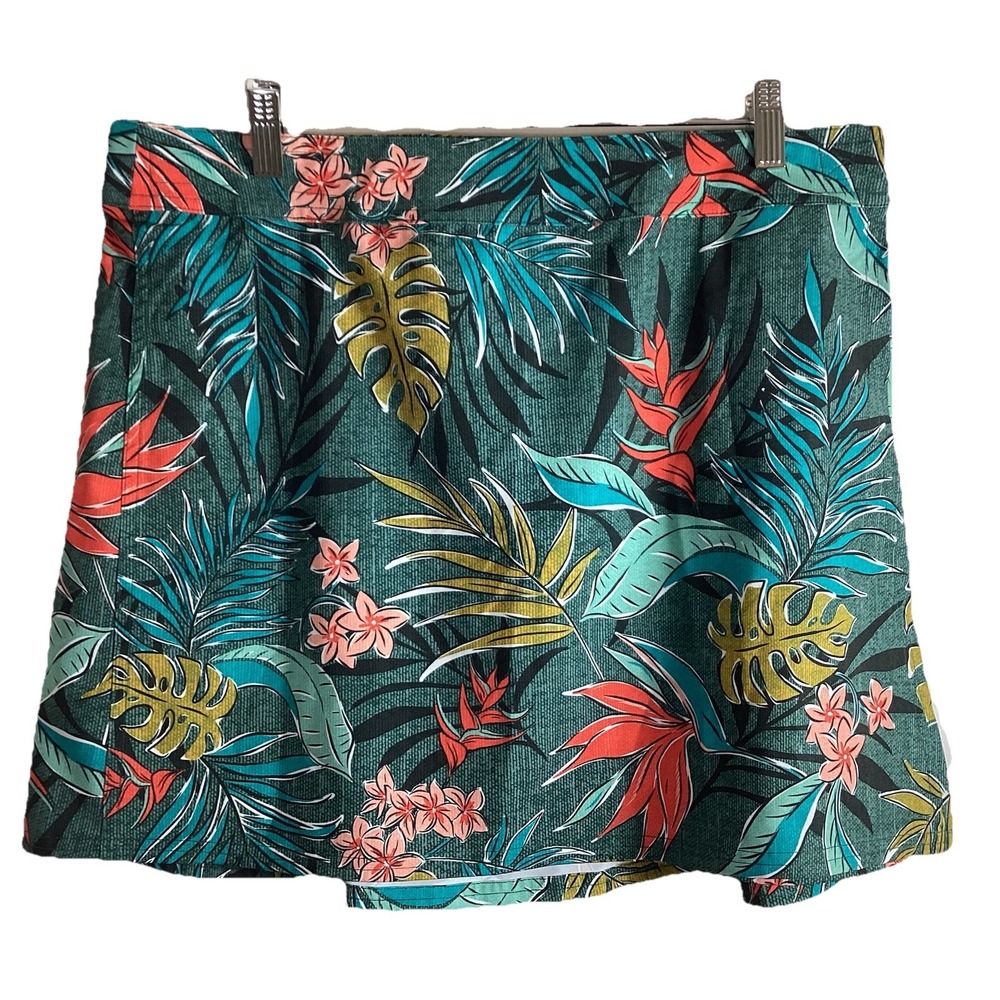 NWT Ripskirt Hawaii Sz Large Adjustable Vintage Bali Jungle Wrap Skirt Tropical